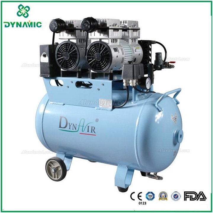 DYNAIR DA7002D Silent Oil Free Air Compressor with Air Dryer 207L/min 1100W